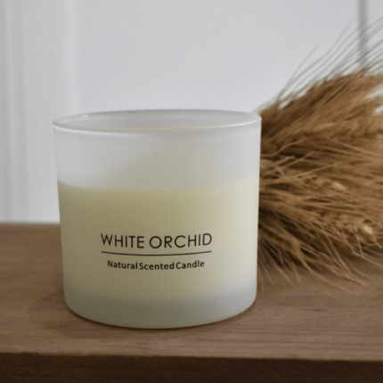 White Orchid- bougie